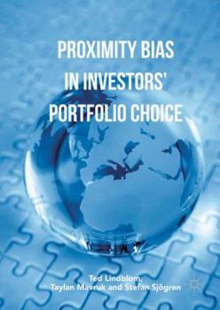 Hardcover Proximity Bias in Investors' Portfolio Choice Book