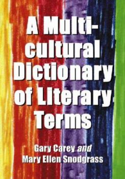 Paperback A Multicultural Dictionary of Literary Terms Book