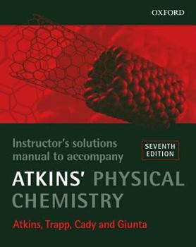 Hardcover Instructor's Solutions Manual to Accompany Atkins' Physical Chemistry Book