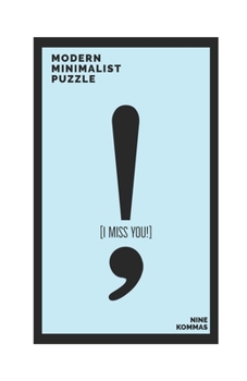 Paperback Modern Minimalist Puzzle: I Miss You! Book