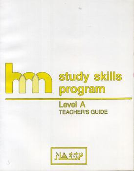 Paperback Level A: Teacher's Guide: hm Learning & Study Skills Program Book