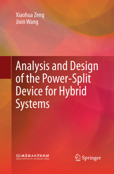 Paperback Analysis and Design of the Power-Split Device for Hybrid Systems Book