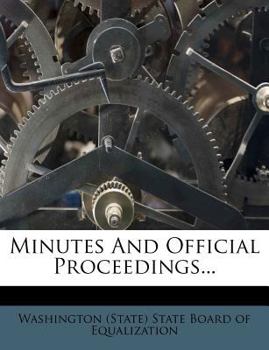 Paperback Minutes and Official Proceedings... Book