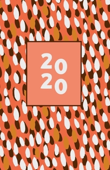 Paperback 2020: Pretty Simple Planner - 5.5 x 8.5 Dated Agenda - Weekly / Daily / Monthly Calendar View - Organizer Book - Soft-Cover Book