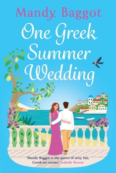 Paperback One Greek Summer Wedding [Large Print] Book