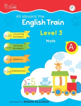 Paperback All Aboard The English Train: Level 3 - Math Book