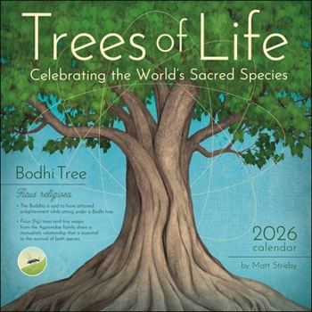 Calendar Trees of Life 2026 Wall Calendar: Celebrating the World's Sacred Species Book