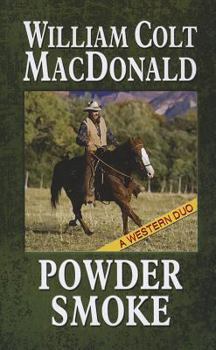 Paperback Powder Smoke: A Western Duo [Large Print] Book