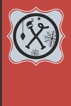 Paperback X: 120 Lined Pages - 6" x 9" (Diary, Notebook, Composition Book, Writing Pad) Monogram Letter X, Initial Journal, Christm Book