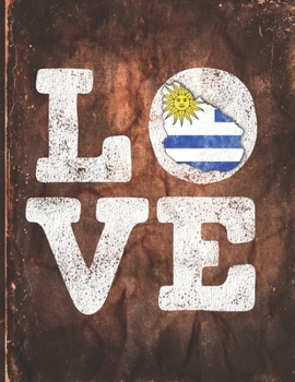 Paperback Love: Uruguay Flag Cute Personalized Gift for Uruguayan Friend 2020 Calendar Daily Weekly Monthly Planner Organizer Book