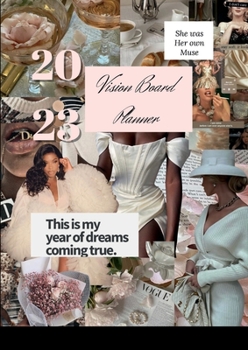 Paperback 2023 Vision Board Planner Book