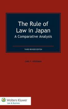 Hardcover The Rule of Law in Japan: A Comparative Analysis Book