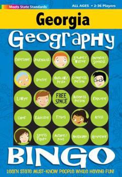 Hardcover Georgia Geography Bingo Game! Book