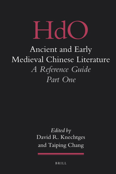 Hardcover Ancient and Early Medieval Chinese Literature (Vol. I): A Reference Guide, Part One Book