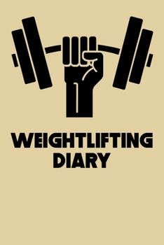 Paperback Weightlifting Diary: Daily Fitness Journal with One Rep Max and Treadmill Conversion Charts Book