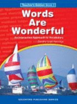 Paperback Words Are Wonderful Teacher 2 Grd 4 Book