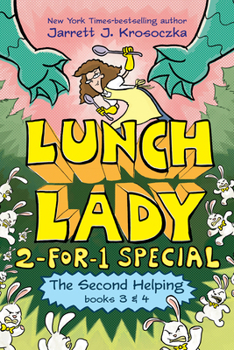 Hardcover The Second Helping (Lunch Lady Books 3 & 4): The Author Visit Vendetta and the Summer Camp Shakedown Book