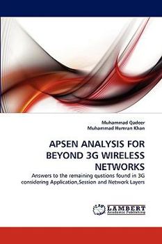 Paperback Apsen Analysis for Beyond 3g Wireless Networks Book