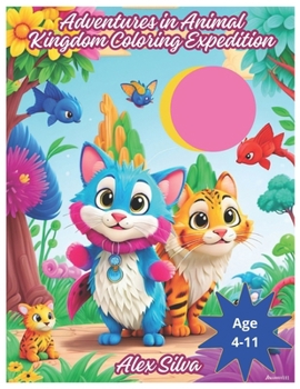 Paperback Adventures in the Animal: Kingdom Coloring Expedition Book
