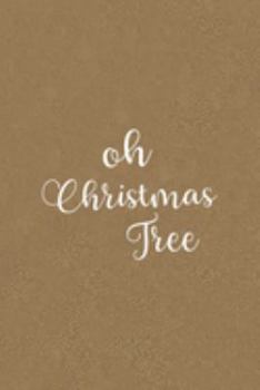 Paperback Oh Christmas tree: All Purpose 6x9 Blank Lined Notebook Journal Way Better Than A Card Trendy Unique Gift Red and Green Dots Christmas Book