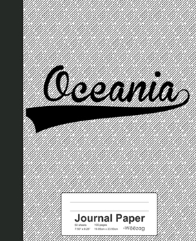 Paperback Journal Paper: OCEANIA Notebook Book