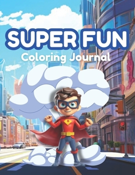 Paperback Super Fun Coloring Journal Book