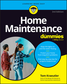 Paperback Home Maintenance for Dummies Book
