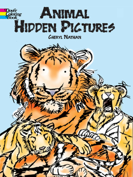 Paperback Animal Hidden Pictures Book