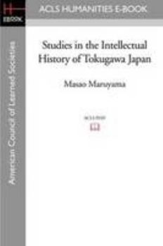 Paperback Studies in the Intellectual History of Tokugawa Japan Book