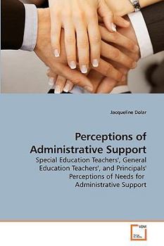 Paperback Perceptions of Administrative Support Book