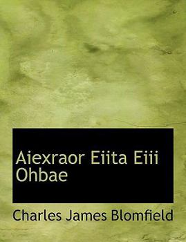 Aiexraor Eiita Eiii Ohbae
