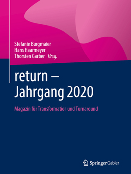 Hardcover Return - Jahrgang 2020: Magazin Für Transformation Und Turnaround [German] Book