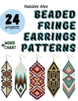 Paperback Beaded Fringe Earrings Patterns Book