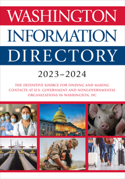 Hardcover Washington Information Directory 2023-2024 Book