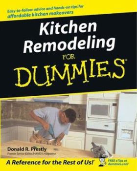Paperback Kitchen Remodeling for Dummies Book