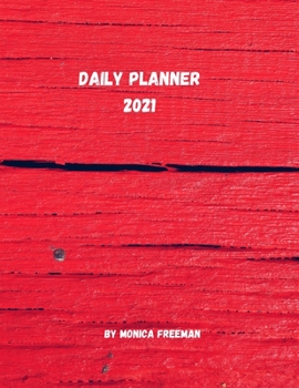 Paperback Daily planner 2021: Great daily planner for 2021 one page per day 8.5*11 Book