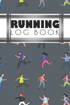 Paperback Running Log Book: Running Personal Training Workout Fitness Journal Log Book