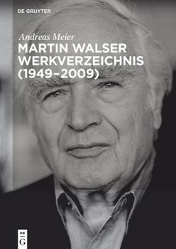Hardcover Martin Walser Werkverzeichnis (1949-2009) (German Edition) [German] Book