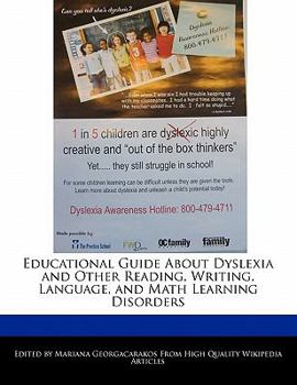 Paperback Educational Guide about Dyslexia and Other Reading, Writing, Language, and Math Learning Disorders Book