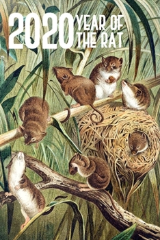 2020 Year Of The Rat: Blank Lined Notebook Journal: Great Vintage Unique Gift For Chinese & Vietnamese Celebrating Chinese New Year & TET (Rat Notebook)