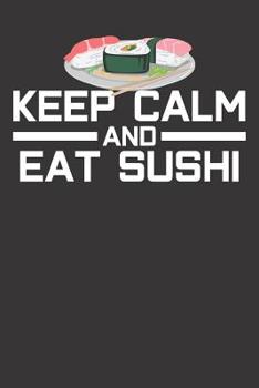 Paperback Notebook 6x9 120 Pages: Sushi Japanese Food Restaurant Bar Lover Book