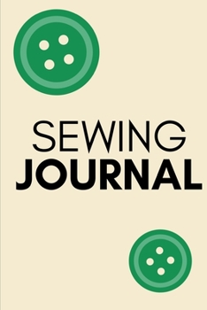 Paperback Sewing Journal: Lined Novelty Notebook Book