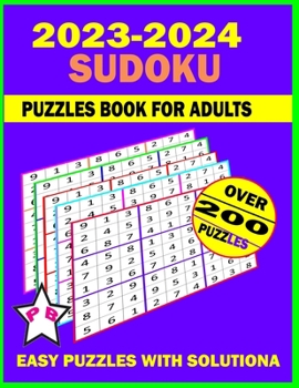 Paperback Sudoku Puzzles Book for Adults: 200+ Easy Level Puzzles with Solutions Book