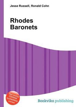 Paperback Rhodes Baronets Book