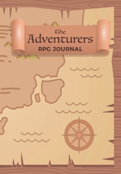 Paperback The Adventurers RPG Journal: Mixed Role Playing Gamer Paper (College Ruled, Graph, Hex): Campaign Map Book