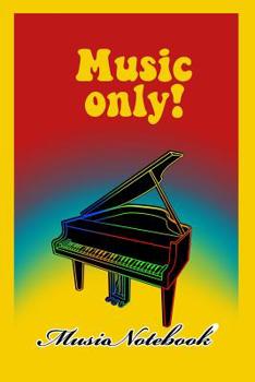 Paperback Music Noteboook: Music Only Book