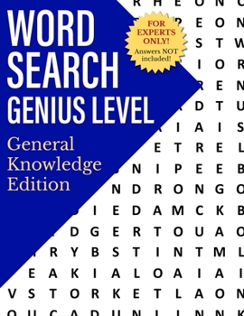 Paperback Word Search Genius Level: General Knowledge Edition Book