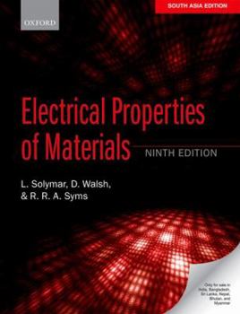 Paperback Electrical Properties Of Materials, Ninth Edition Book