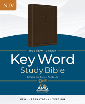 Leather Bound The Hebrew-Greek Key Word Study Bible: Niv-2011 Edition, Genuine Goat Leather Brown Book