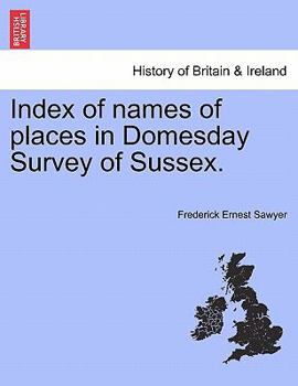 Paperback Index of Names of Places in Domesday Survey of Sussex. Book